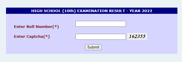 Result page 10th cgbse