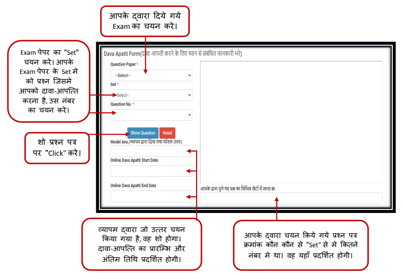 Dava Apatti Form